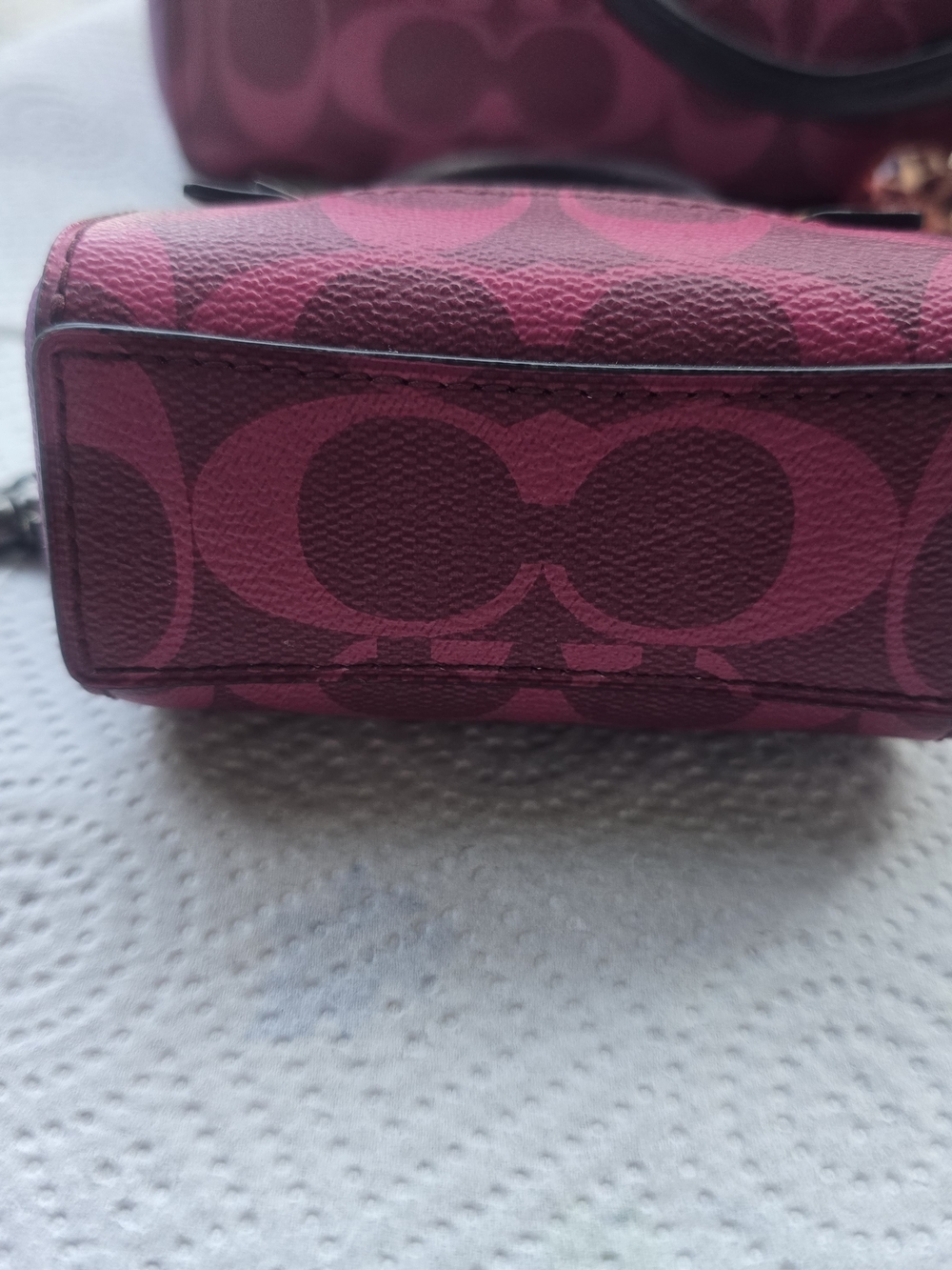 Coach Pink Signature Satchel and Mini Bag Set - Picture 3 of 12